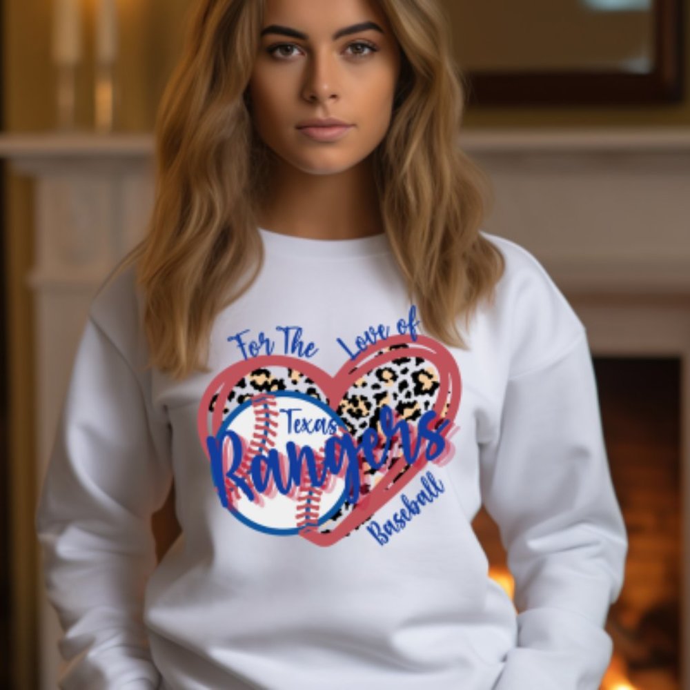 Texas Rangers Baseball Sweatshirt